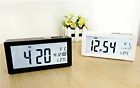 Best-mall New Lcd Screen Light Sensor Alarm Clock With Nightlight Black 889269470409