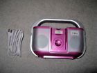 Bi108p Gp New Pink Silver Boombox For Ipod Radio 047323050701