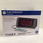 T235b Black Jack Timex Display Dual Jumbo Line- Clock Alarm Radio Fm