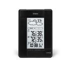 Bar388hga Black Oregon Atomic Weather Station Wireless Clock Scientific