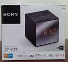 Icfc1t Black Sony Clock Radio Fm Alarm