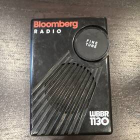 Bloomberg Wbbr-1130 Wbbr 1130 Am/fm Pocket Radio Black Fine Tune Dial Headphone Jack