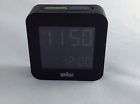 Bnc008bk Black Alarm Lcd Square Men Braun Clock Digital
