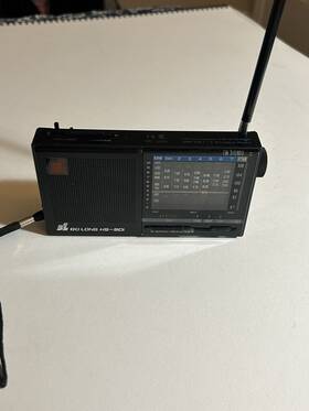 Hs-901 Bo Long Portable Fm Stereo 9 Band Receiver Working Vintage