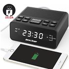 Bp-03 Boctop Usb Alarm Clock Radio Digital With Phone Charger Fm