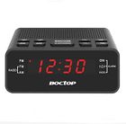 Bp-06 Boctop Alarm Clock Radio Digital With Snooze Sleep 0041898536493