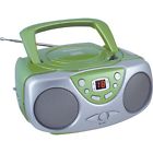 Srcd243m Brand Box Boom Sylvania Fm Cd Green Radio Portable -
