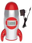 Brrc100ac Big Red Rooster Rocket Ship Projection Alarm Clock 851714006013