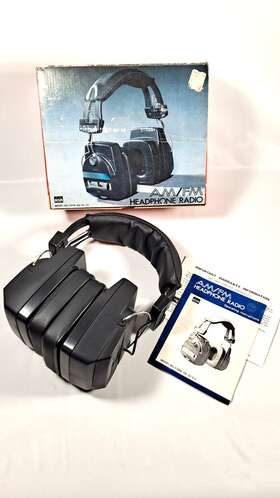 Bsr 06-32-03 Vintage Am/fm Headphone Radio Model