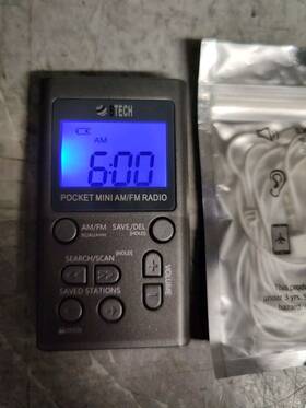 Mpr-af1 Btech Am/fm Mini Radio With Free Earphones