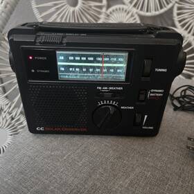 C. Crane 30504 Cc Solar Observer Emergency Radio Am/fm Weather - Dynamo Battery