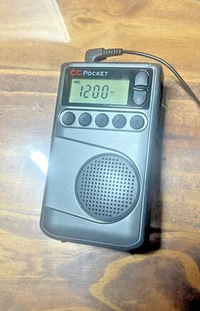 C.crane 313034799797 C. Pocket Am/fm Weather Radio Noaa 5 Presets Backlight Alarm