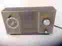 C1405a General Electric Vintage Dark Brown Clock Radio Works