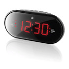 C232 Gpx Clock Radio With Dual Alarms Black