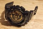 Casio Mens G-shock Quartz Black-gold Casio Mens G-shock Quartz Black-gold