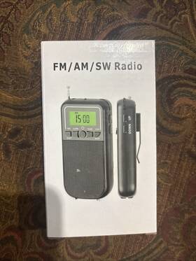 Ckcd W-203 Fm/am/sw Pocket Size Portable Radio With Antenna