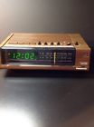 Rc6050 Clock Grain Fm Radio Vtg Green Lcd Minty 1970 Digital Wood Panasonic