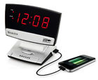 71014x Clock Plasma Usb Charging Screen Led Port Westclox Alarm
