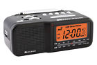 Wr11 - Clock Weather Desktop Radio 7-channel Alert Midland Fm Alarm