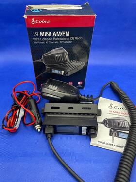 Cobra Electronics 028377203060 19 Mini Am/fm Recreational Cb Radio - Dual-mode 40 Channels