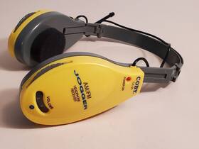 Cx-20 Coby Sports Jogger Am/fm Headphone Receiver. Rare Yellow. Tested Works