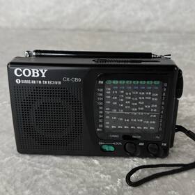 Coby Cx-cb9 Portable Radio - Am/fm/sw 9 Bands Battery Operated Tested