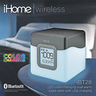 Ibt28 Color Dual Changing Led Charging Wireless Usb Alarm Radio Ihome Bluetooth Ibt28 Color Dual Changing Led Charging Wireless Usb Alarm Radio Ihome Bluetooth
