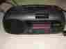 Cr-186 Lenoxx Sound Clock Radio And Tape Player Works Great W 9v Backup Red Lcd