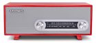 Cr3022a Crosley Retro Style Vintage Radio With Glossy Piano Finish Red