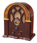Cr31-wa Crosley Companion Retro Radio With Speaker Vintage Walnut