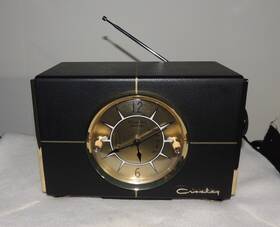 Cr3038a-bk Crosley Lewis Retro Am/fm Bluetooth Tabletop Clock Radio Black