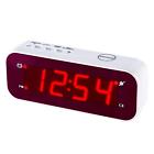 Crs6w-1 Timegyro Led Alarm Clock Easy Setting Battery Operated 696229011639