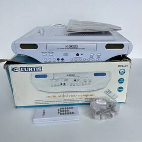 Cr2608 Curtis Under Counter Clock Radio Cd Player
