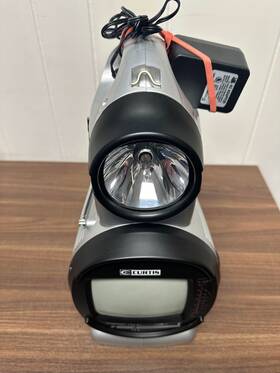 Hfe894 Curtis 8 Function Tv Lantern Weather Band Emergency Radio Very Good