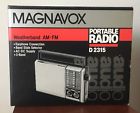 D2315 Magnavox Nos Portable Weatherband Transistor Radio New In Box D2315 Magnavox Nos Portable Weatherband Transistor Radio New In Box