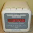 D3530 Digital Magnavox Radio Model Alarm Fm Clock Led Cube Display Red White