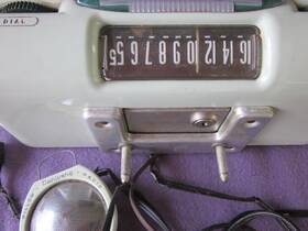 4130-d11 Dahlberg Dried Out Cord Mint Green Color Radio