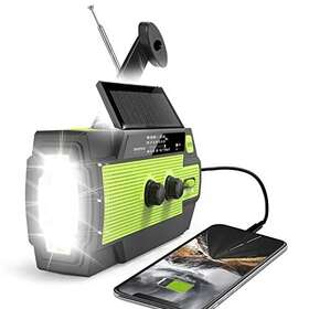 Daringsnail 090pg Emergency Crank Weather Radio 4000mah Solar Hand Portable Am/fm/noaa