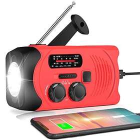 8541745526 Daringsnail Emergency Crank Radio With 2000mah Power Bank Am/fm Noaa Solar