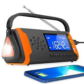 Md-097o Daringsnail 4000mah Emergency Noaa Weather Alert Radio Hand Crank Solar