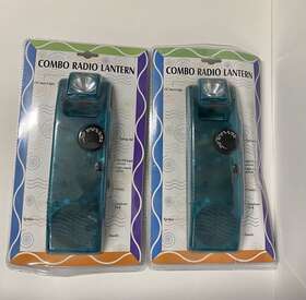092030079 Dayton Hudson Emergency Am Fm Radio Swivel Head Lantern Combo Handle Stand