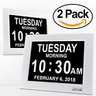 Dc-10 American Lifetime Newest Version Day Clock Extra Large Impaired Vision