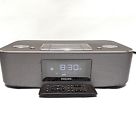 Dc290b-37 Philips Alarm Clock Radio Speaker Dock Apple Ipod Iphone With