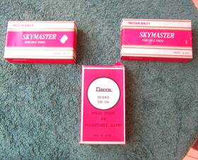 Dr336 Decca Skymaster Dr336. Vintage Old Stock - 3 Am Portable Radios For Parts Only