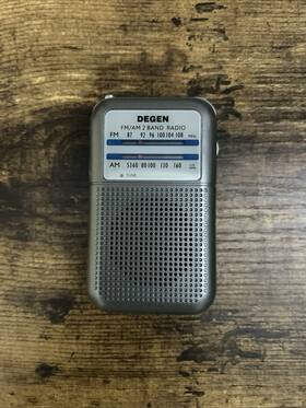 De333 Degen Dsp Am/fm Two Bands Portable Pocket Size Radio English Manual