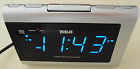 Rp5430a Digital Aux Fm Alarm Blue Radio Dual Rca Snooze Display Clock