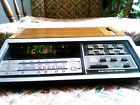 7-4687b Digital Radio Fm Vintage Display Alarm Clock Green Electric General