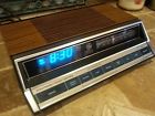 7-4662b Digital Retro Fm Alarm Rare Great Clock Blue Works Ge Radio Display