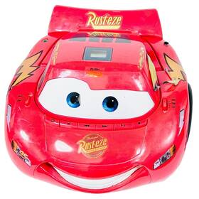 Db3061-car-a Disneys Cars Vintage Disney Lightning Mcqueen Radio Boombox Am Fm Model