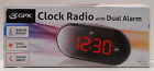 C253b Display Dual Alarm Time Timer Gpx " Radio Led Sleep Clock 1.2